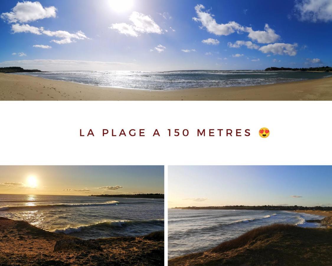 Maisonnette T2 Bord De Mer Guidel Plage Exteriör bild