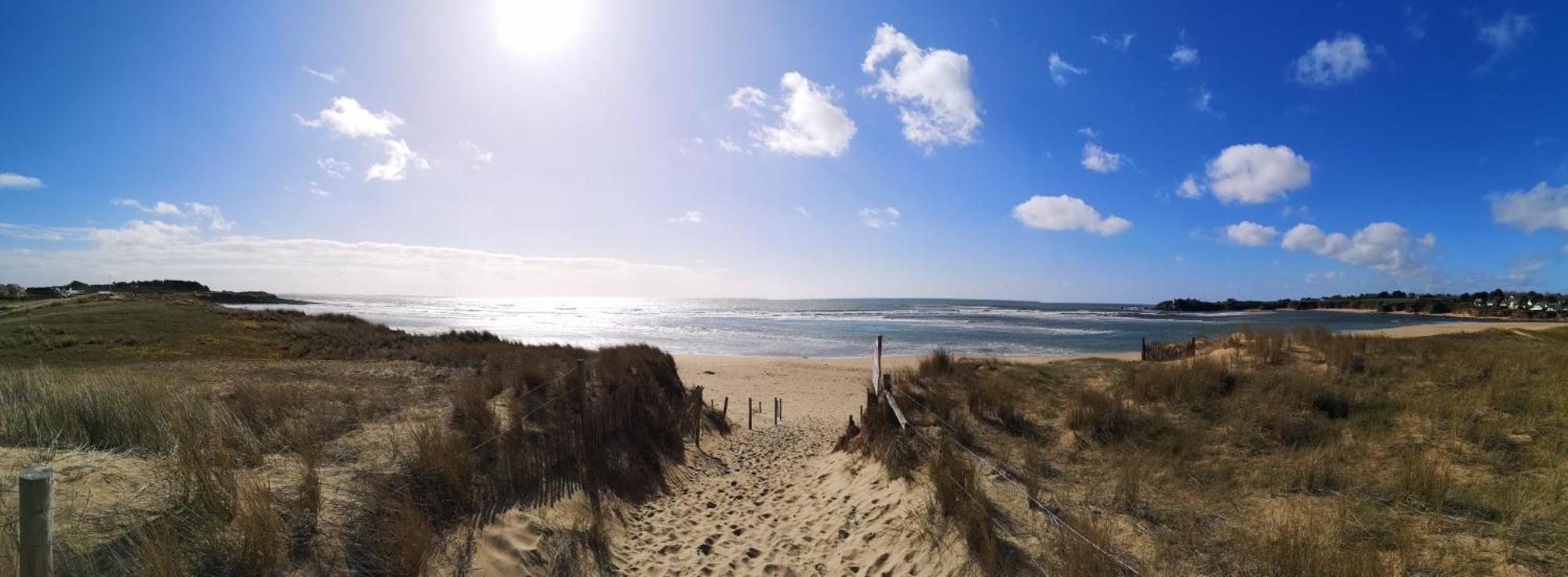 Maisonnette T2 Bord De Mer Guidel Plage Exteriör bild